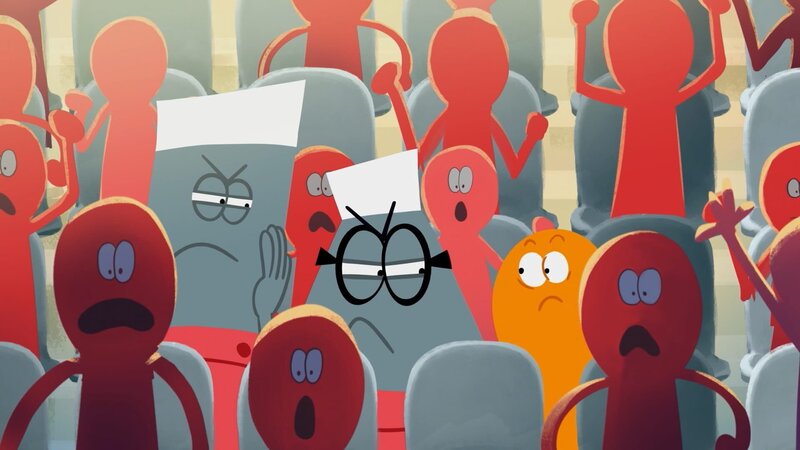 v.li.: Skinny Doc, Specs Doc, Lamput – Bild: LAMPUT and all related characters and elements are trademarks of and © 2020 Cartoon Network. A WarnerMedia Company. All rights reserved.