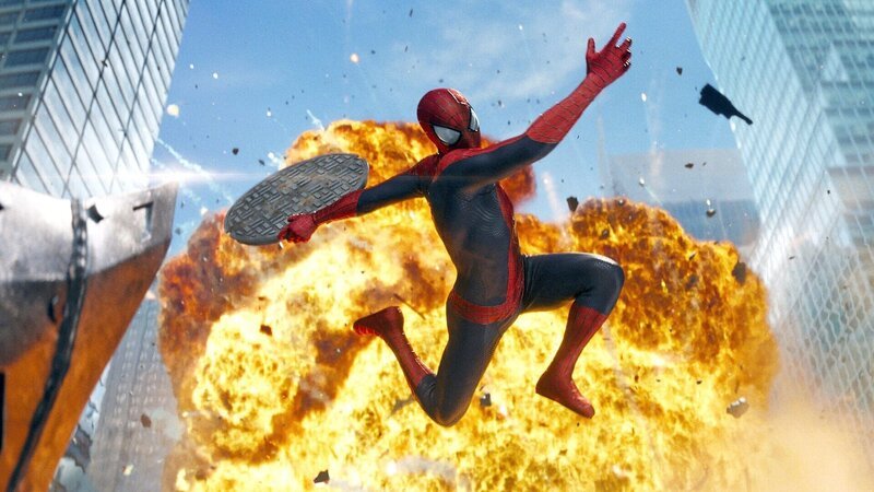 Spider-Man (Andrew Garfield) kämpft gegen das Böse – Bild: Sony Pictures Entertainment Inc. Spider-Man (Andrew Garfield) kämpft gegen das Böse – Bild: Sony Pictures Entertainment Inc.