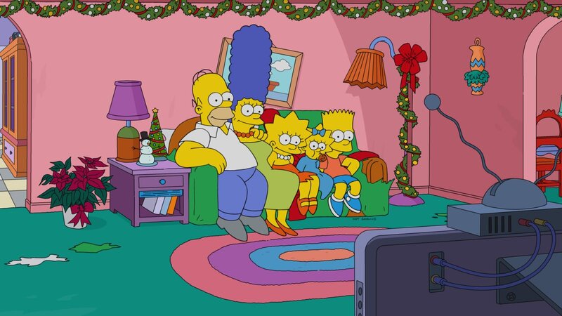 (v.l.n.r.) Homer; Marge; Lisa; Maggie; Bart – Bild: 20th Television