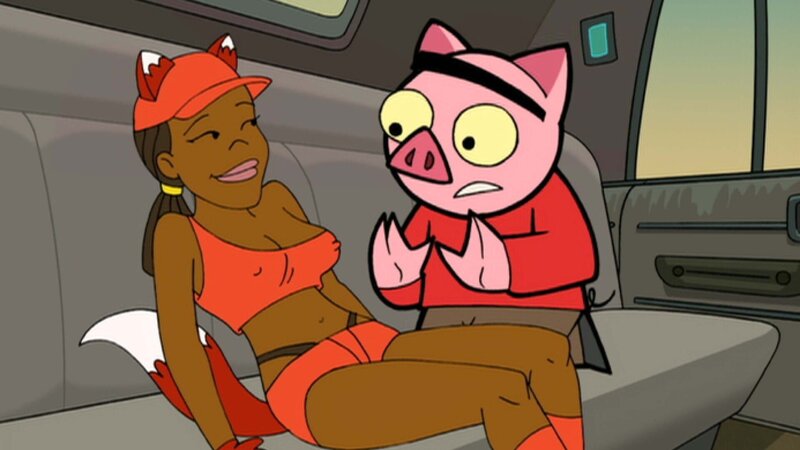 L-R: Foxxy Love, Spanky Ham – Bild: ViacomCBS