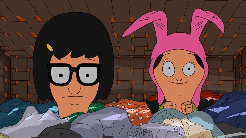 Was haben Tina (l.) und Louise (r.) vor? – Bild: Paramount /​ FOX /​ 2013 FOX BROADCASTING /​ BOB’S BURGERS ™ and 2013 TCFFC ALL RIGHTS RESERVED.