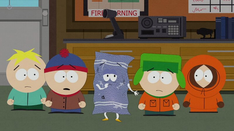 l-r: Butters, Stan, Towelie, Kyle, Kenny – Bild: ViacomCBS