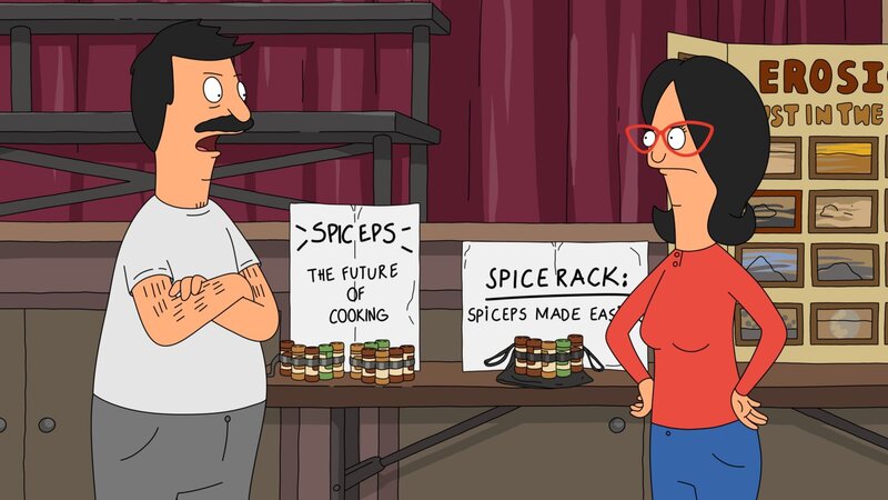 L-R: Bob, Linda – Bild: Paramount /​ FOX /​ 2013 FOX BROADCASTING /​ BOB’S BURGERS and 2013 TCFFC ALL RIGHTS RESERVED.