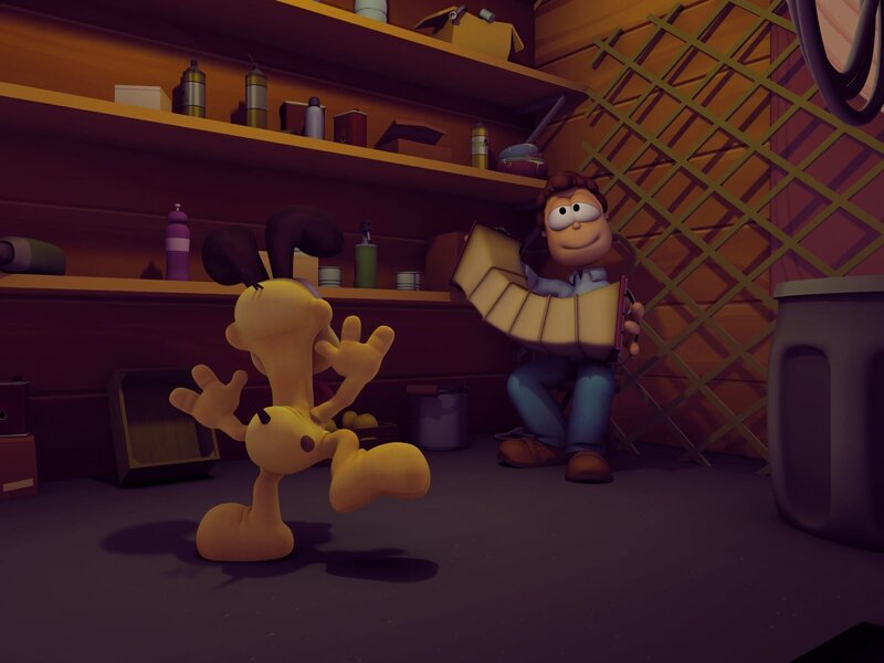 Jon hat auf dem Dachboden seiner Eltern sein altes Akkordeon gefunden. – Bild: HR/​DARGAUD MEDIA