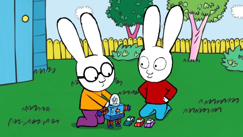 Am Ende schafft es Simon (r.) aber doch noch, den kaputten Roboter an Ferdinand (l.) zurückzutauschen. Auch wenn er dazu eine kleine List anwenden musste. – Bild: GO-N Productions