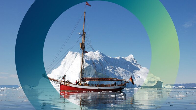 Arved Fuchs und seine Crew auf See in Island – Bild: ZDF und Andreas Ewels