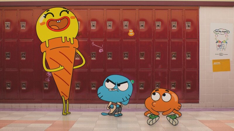 v.li.: Sarah, Gumball, Darwin – Bild: Cartoon Network
