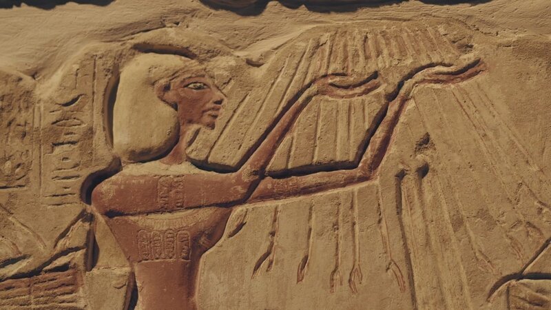 Echnaton bricht mit den Traditionen seiner Vorfahren und verehrt nur einen einzigen Gott: den Sonnengott Aton. – Bild: ZDF und Pernel Media