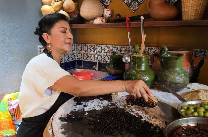 In Mexiko begegnet man Insekten nicht nur in der Fauna, sondern auch in der Küche: Sie sind eine wichtige Zutat für die dampfgegarten Maiskuchen namens Tamales. – Bild: Elephant Doc
