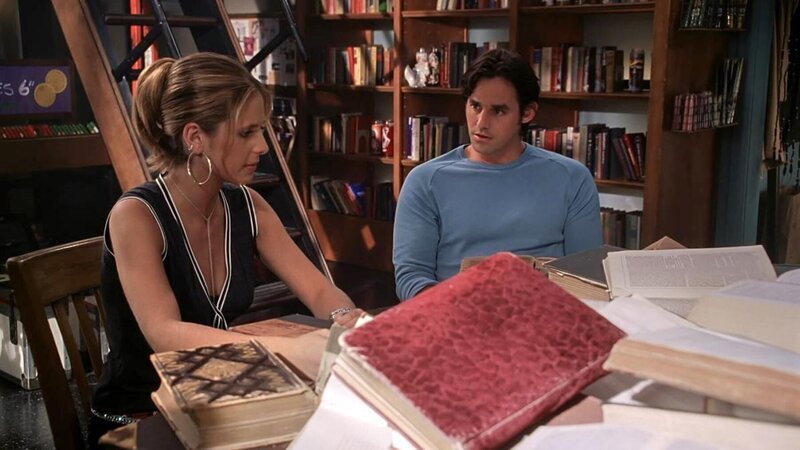 L-R: Buffy Summers (Sarah Michelle Gellar), Xander Harris (Nicholas Brendon) – Bild: ATV2