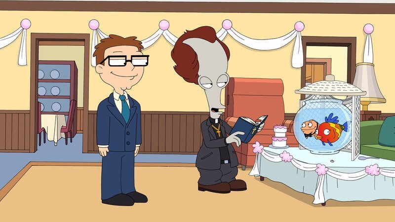 Steve (l.), Roger (2.v.l.), Klaus (2.v.r.) – Bild: 2010 Twentieth Century Fox Film Corporation. All rights reserved. Lizenzbild frei