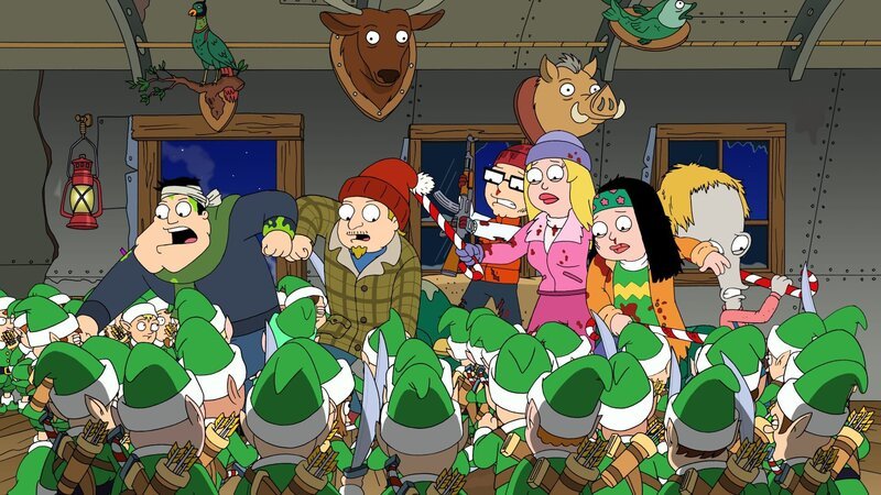 L-R: Stan, Jeff, Steve, Francine, Hayley, Roger – Bild: 2010 Twentieth Century Fox Film Corporation. All rights reserved. Lizenzbild frei