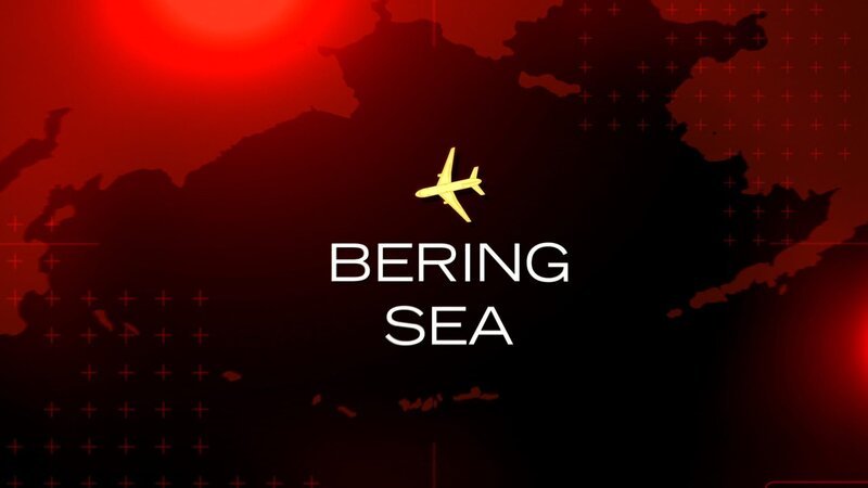 Grafische Darstellung der Karte mit der Bewegung des Flugzeugs. – Bild: Cineflix 2011