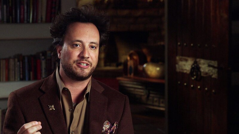 Giorgio Tsoukalos – Bild: Antonia /​ aetn screen /​ ©2018 A+E Networks ©HISTORY Photocredit Mandatory, Sky-Q-Use Only