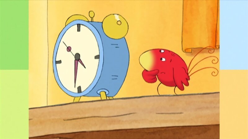 „Ist die Zeit stehen geblieben?“ fragen sich Lenny und Twiek, als ihre Uhr nicht mehr funktioniert. – Bild: WDR/​Die Sendung mit dem Elefanten – Honorarfreie Verwendung gemäß AGB im redaktionellen Zusammenhang mit genannter Sendung bei Nennung „Bild: WDR/​Die Sendung mit dem Elefanten“/​KiKA