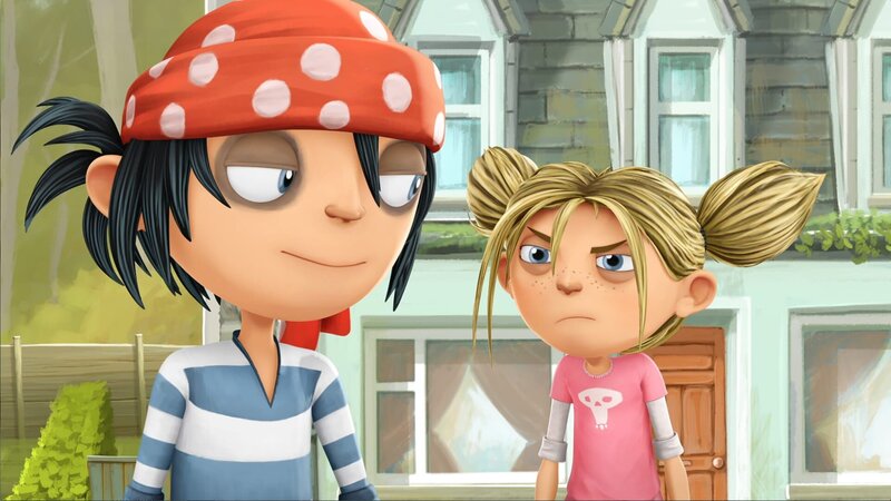 Manchmal macht Jim von nebenan Matilda so richtig wütend. – Bild: WDR/​Cyber Group Studios /​ France Télévisions /​ Blue Spirit Studios /​ Sofitvcine 4