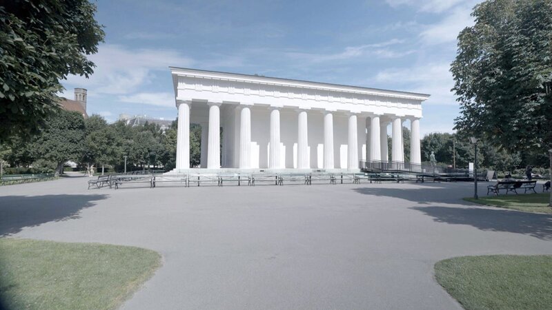 Theseustempel im Volksgarten Wien. – Bild: ORF /​ Clever Contents