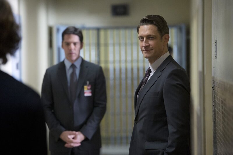 Lockdown“ – Two guards at a privatized maximum security prison in Texas are murdered. The investigation reveals the suspects may be in the prison, on „Criminal Minds“ airing on CBS, WEDNESDAY, MARCH 4 (10:00–11:00 p.m., ET). (ABC Studios/​Darren Michaels) THOMAS GIBSON, ROBERT GANT – Bild: American Broadcasting Companies, Inc.