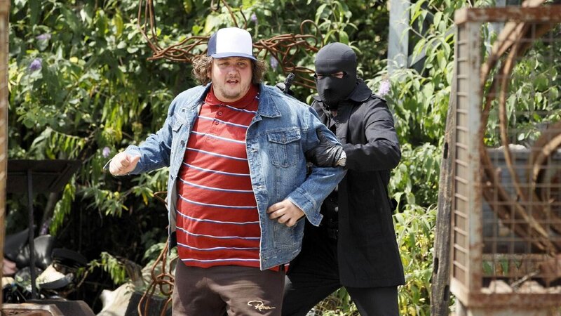 Der Besitz der Software wird Malte (Daniel Zillmann) zum Verhängnis, als er von Bogdans Leuten entführt wird … – Bild: RTL /​ Guido Engels