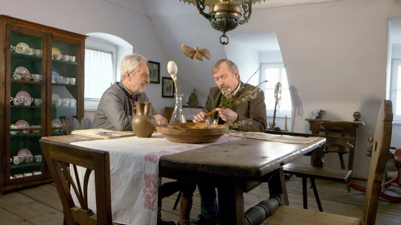 Beim Schmiedhiaslhammer in Ligist- Ingo Wundrak und Ernst Lasnik. – Bild: ORF/​Visualize