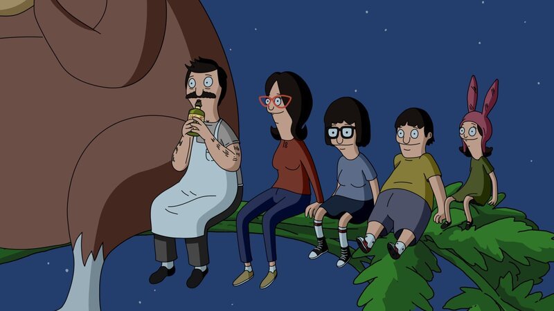 L-R: Bob, Linda, Tina, Gene, Louise – Bild: Paramount /​ FOX /​ FOX BROADCASTING /​ BOB’S BURGERS and TCFFC ALL RIGHTS RESERVED.