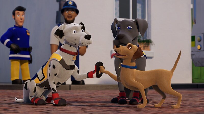 Schnuffi, Luna und Buddler sind ein gutes Team. – Bild: KiKA/​Prism Art & Design Limited
