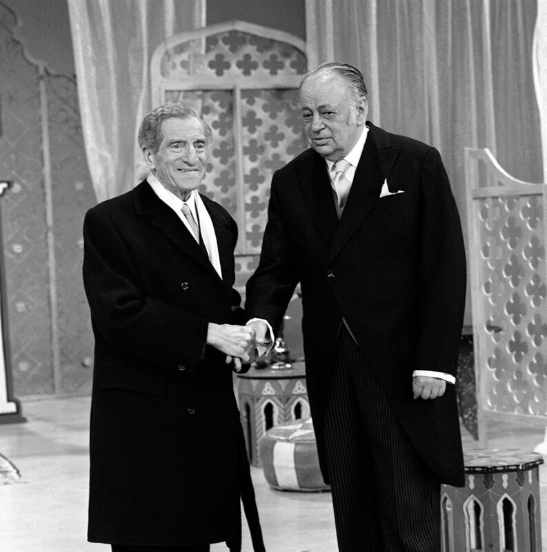 Karl Farkas, Ernst Waldbrunn. – Bild: ORF