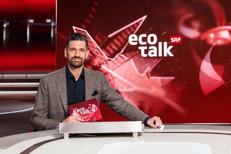 Andi Lüscher Moderator ECO Talk – Bild: SRF/​Gian Vaitl