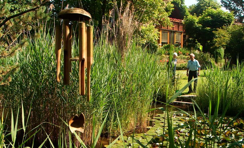 Der Garten von Constanze Hundt in Moos-Weiler. – Bild: SWR