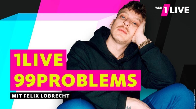 Felix Lobrecht; WDR Fernsehen 1LIVE 99 PROBLEMS, „Mit Felix Lobrecht“, am Samstag (19.10.24) um 22:30 Uhr. – Bild: WDR/​Marvin Ruppert