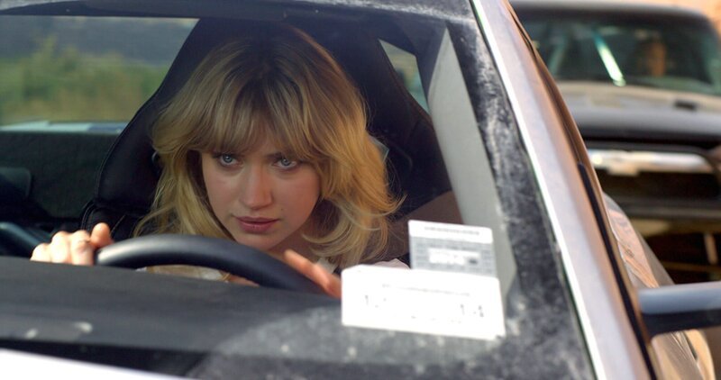 Die charmante und zielstrebige Julia Maddon (Imogen Poots) wird Tobey zur Seite gestellt, als dieser sich von einem reichen Mann einen Mustang leiht, um an einem besonderen Autorennen teilzunehmen. Doch die Fahrt von New York nach San Francisco zum Rennen entwickelt sich für die beiden anders als erwartet … – Bild: 2014 Constantin Film Verleih GmbH