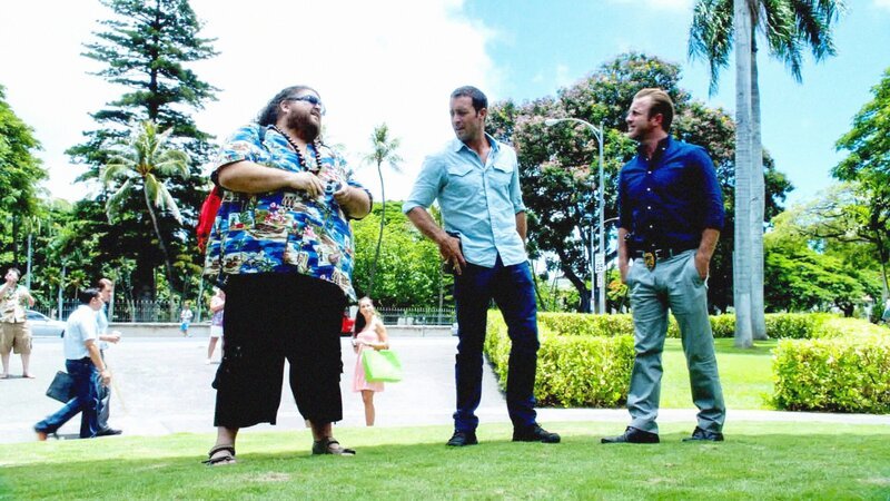 Im Bild (v.li.): Jorge Garcia (Jerry Ortega), Alex O’Loughlin (Steve McGarrett), Scott Caan (Danny ‚Danno‘ Williams) – Bild: ATV