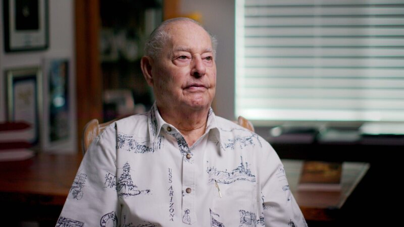 Louis A. Conter, Pearl Harbor Survivor, Quartermaster 3rd Class, USS Arizona. – Bild: Barcroft Studios/​Felix Mendoza