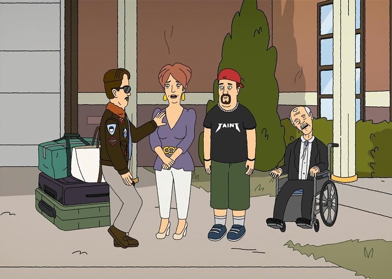 L-R: Stebe, Deb, Theo Jr., Theodore Hornsby Sr. – Bild: The Cartoon Network Inc. All Rights Reserved.