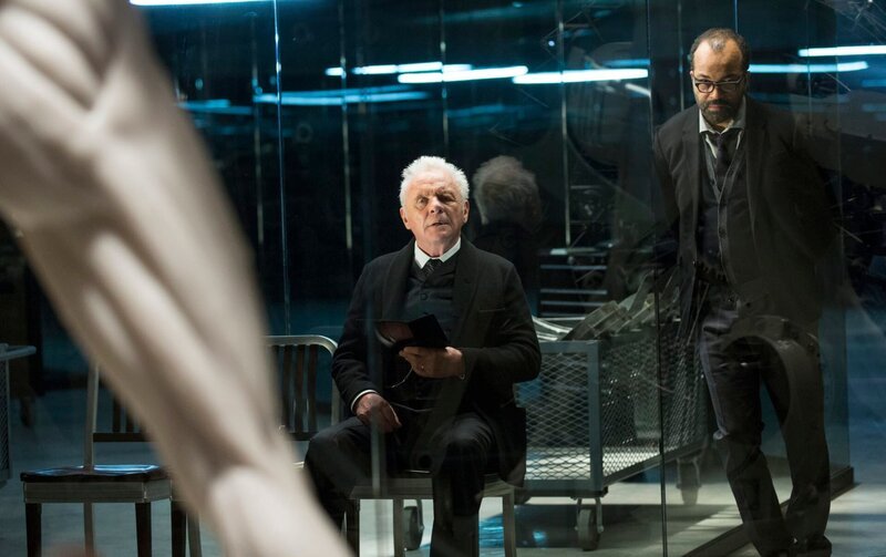 Von links nach rechts: Dr. Robert Ford (Anthony Hopkins) und Bernard Lowe (Jeffrey Wright). – Bild: 2016 Home Box Office, Inc. All rights reserved. HBO® and all related programs are the property of Home Box Office, Inc. Von links nach rechts: Dr. Robert Ford (Anthony Hopkins) und Bernard Lowe (Jeffrey Wright). – Bild: 2016 Home Box Office, Inc. All rights reserved. HBO® and all related programs are the property of Home Box Office, Inc.