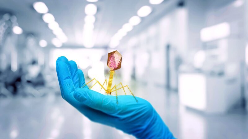 Weltweit könnten Bakteriophagen eine vielversprechende Alternative zu herkömmlichen Antibiotika sein. – Bild: ZDF und Colourbox.de, AdobeStock