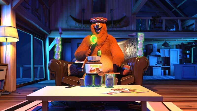 So lässt es sich leben! Grizzy genießt seine Ruhe, da die Lemminge ihm untertänigst zur Verfügung stehen. Doch, hat er da nicht einen von ihnen übersehen?  +++ – Bild: Studio Hari S.A.R.L. /​ König Grizzy