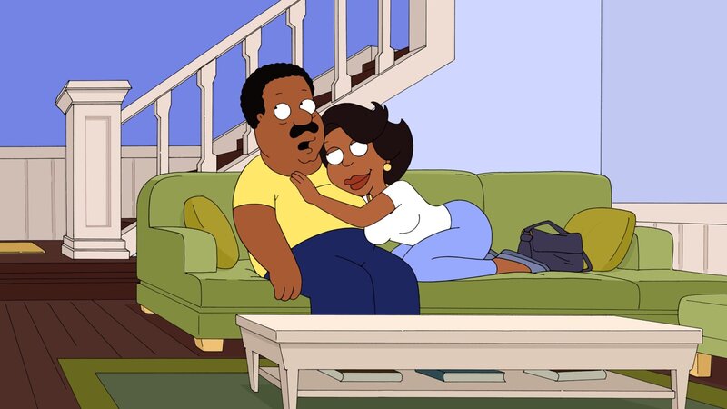 Cleveland Brown (l.); Donna Tubbs-Brown (r.) – Bild: FOX BROADCASTING