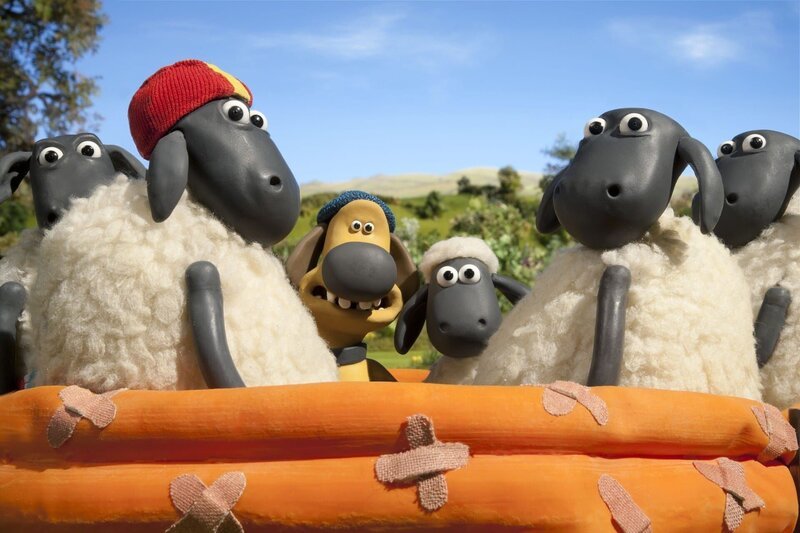 Das Badevergnügen der Freunde hat so seine Tücken. – Bild: WDR/​Aardman Animation Ltd./​BBC