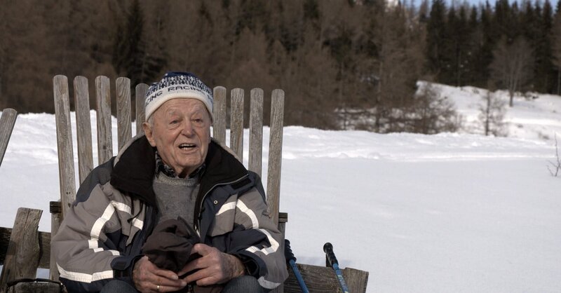 Anton Schadauer, Mitarbeiter am ersten Veitscher Skilift-Bau. – Bild: ORF/​Pammer Film