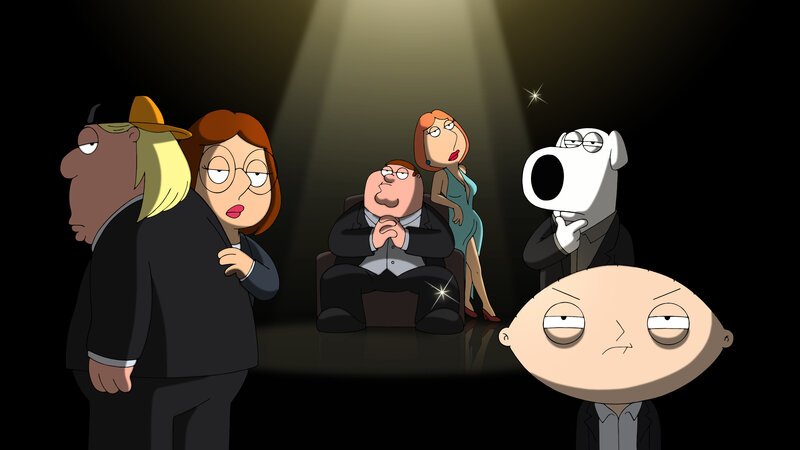 (v.l.n.r.) Chris Griffin; Meg Griffin; Peter Griffin; Lois Griffin; Brian Griffin; Stewie Griffin – Bild: Fox and its related entities