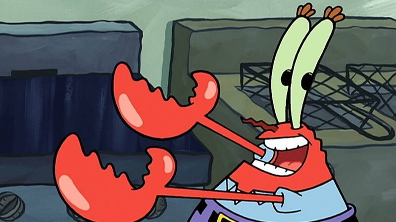 Mr. Krabs – Bild: ANNÉE Viacom International Inc. Tous droits réservés. Nickelodeon, Bob l’éponge et tous les autres titres, logos et personnages qui y sont associés sont des marques de commerce de Viacom International inc. Créé par Stephen Hillenburg.