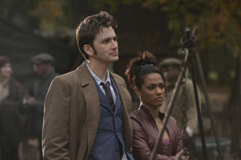 ***THIS IMAGE IS EMBARGOED FOR PUBLICATION NOT BEFORE 15th APRIL 2007*** Picture shows: The Doctor (DAVID TENNANT) with Martha (FREEMA AGYEMAN) WARNING: Use of this copyright image is subject to terms of Use of the Digital Picture Service. – Bild: Tele 5