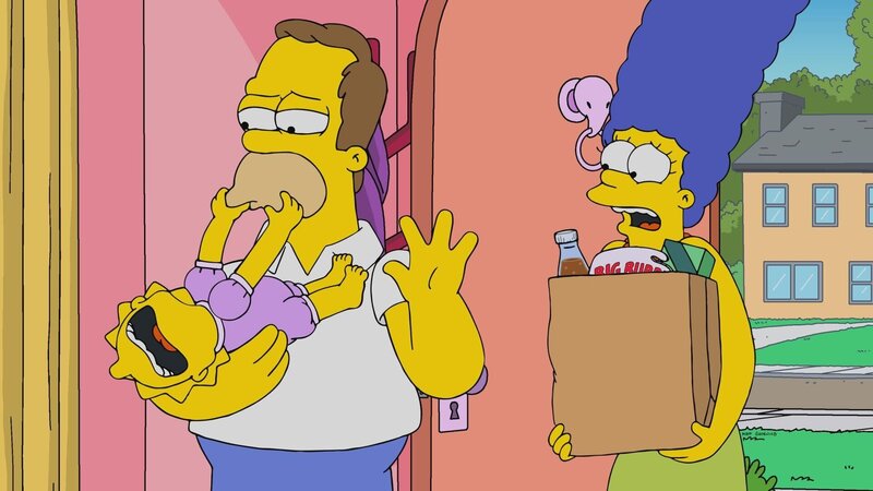 THE SIMPSONS: Marge feels an overwhelming dread of the empty nest in the „A Mid-Childhood Night’s Dream“ episode of THE SIMPSONS airing Sunday, Oct 8 (8:00⁠–⁠8:31 PM ET/​PT) on FOX. – Bild: 20th Television
