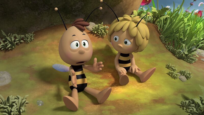 Maja bittet Willi um Entschuldigung. – Bild: ZDF und 2017 Studio 100 Animation