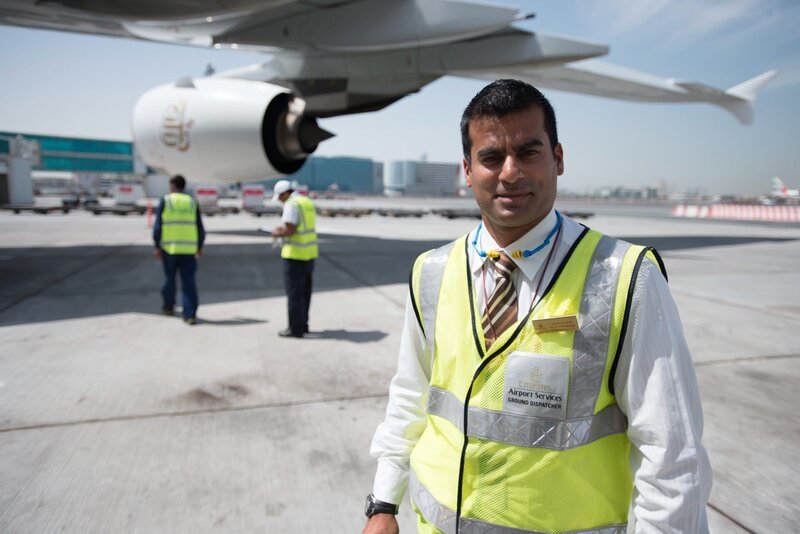 Internationaler Flughafen Dubai – Bodenabfertiger Nizel Fernandes. – Bild: The National Geographic Channel