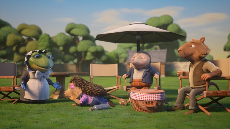 v.li.: Kröterich, Igel, Mauli, Ratte – Bild: Hoho Entertainment Limited