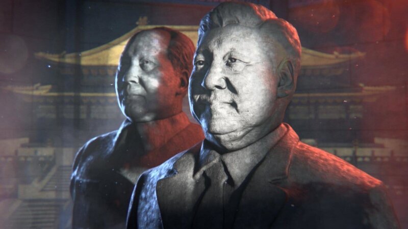 Maos (l.) Alleinherrschaft ersetzten seine Nachfolger durch kollektive Führung. Xi Jinping (r.) dreht die Entwicklung wieder zurück. – Bild: ZDF und Zornshot