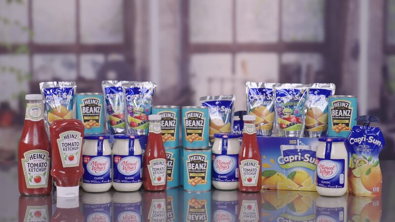 Heinz Ketchup, Miracel Whip, Heinz Beanz und Capri-Sun zeigen: Kraft-Heinz ist ein Global Player der Food-Industrie. – Bild: ZDF