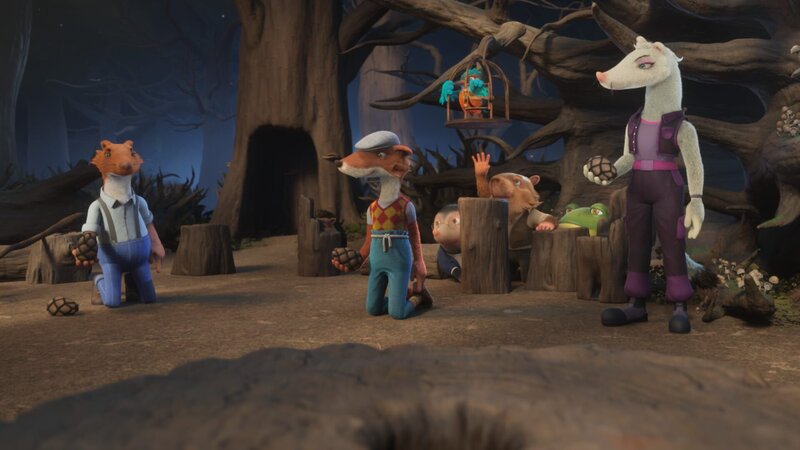 Chef Wiesel, Schlitzohr, Mauli, Eisvogel, Ratte, Kröterich, Wanda – Bild: Hoho Entertainment Limited